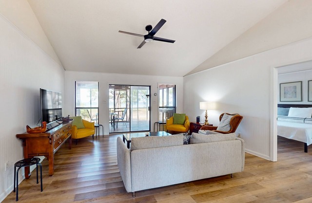 Bayfront home with Gulf views & deck with private swim spa - dog-friendly