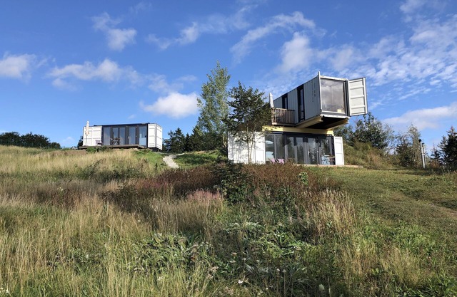 BBERGHEIM Container Lofts, maison minuscule "Flow" en vacances dans un conteneur maritime!