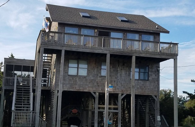 Beach Blessings Beach House, vue sur la mer, île Hatteras, Avon, Caroline du Nord