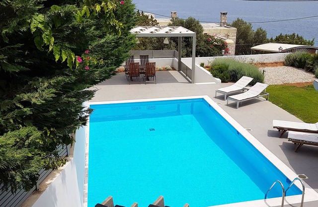 New Luxury Beach front Villa With private pool & amazing sea view