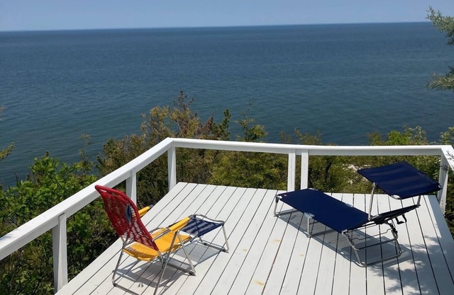 Beach front house with amazing sea views and its own private beach