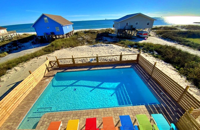 Beach Front w/ Private Pool & Pet Friendly!