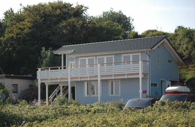 Maison de plage en bord de mer dans la baie d'Eckernförde