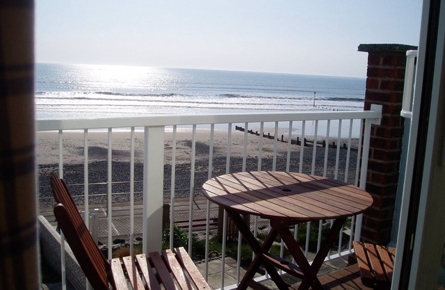Beach house with spectacular sea views, direct access to beach, glorious sunsets