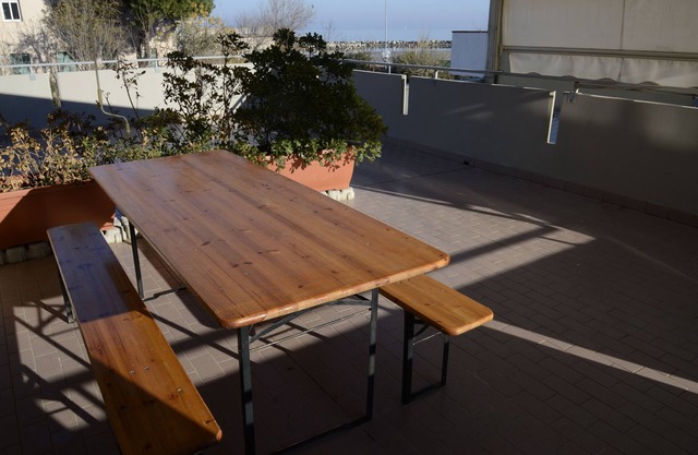 Beachfront apartment in Rimini with panoramic terrace "Chiara"