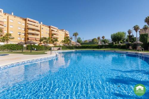 Beachfront apartment - terrace with sea view - pool