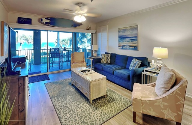 South Beach Club 205, 3 chambres, 6 couchages, vue sur la mer, 2e étage, ascenseur