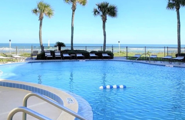 Beachfront Condo with Pool. Book today!!!