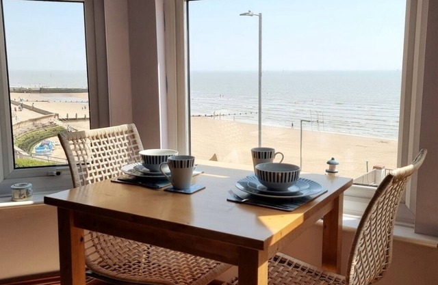 Beachfront with sea views. Pet friendly