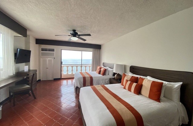 Beachfront Getaway with Panoramic Views | Outdoor Pools, Near Malecon Boardwalk