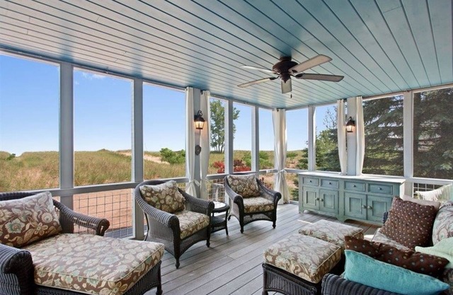Beachfront, magnifique maison de 5 chambres à Michigan City, IN (15 personnes)