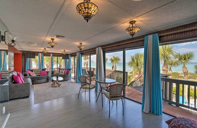 Beachfront Home on Gulf of Mexico w/ Indoor Pool