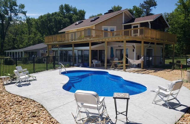 Maison en bord de mer sur la baie de Potomac-Chesapeake
