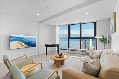 Beachfront Luxury Skyhome Ocean 3BR with Parking