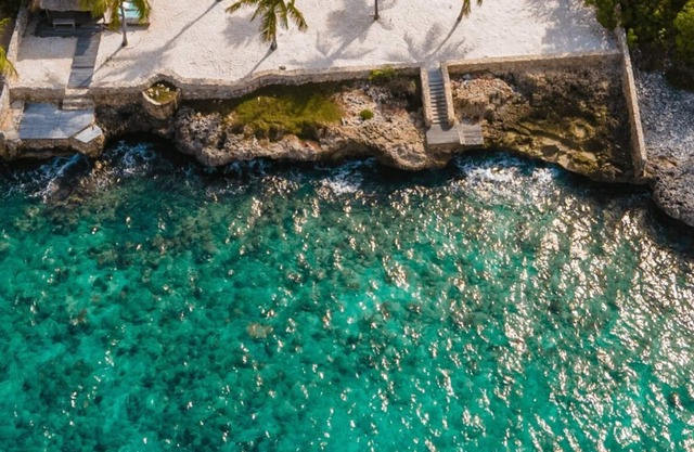 Beachfront luxury villa with private beach