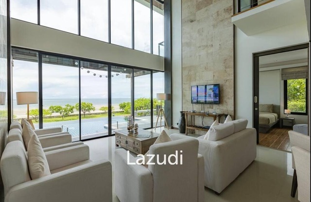 BeachFront Modern 4 Bedroom Pool Villa! (RV)