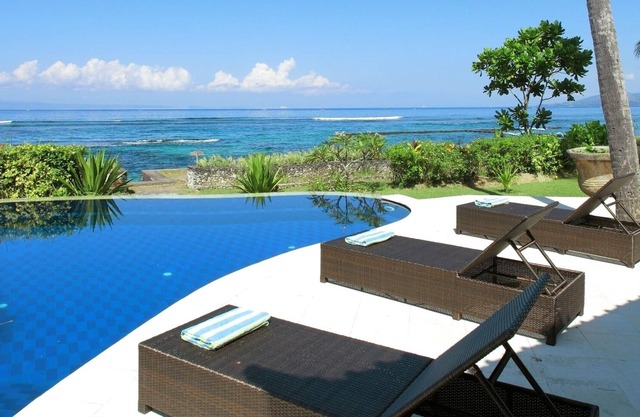 Villa en bord de mer à Candidasa, à l'est de Bali