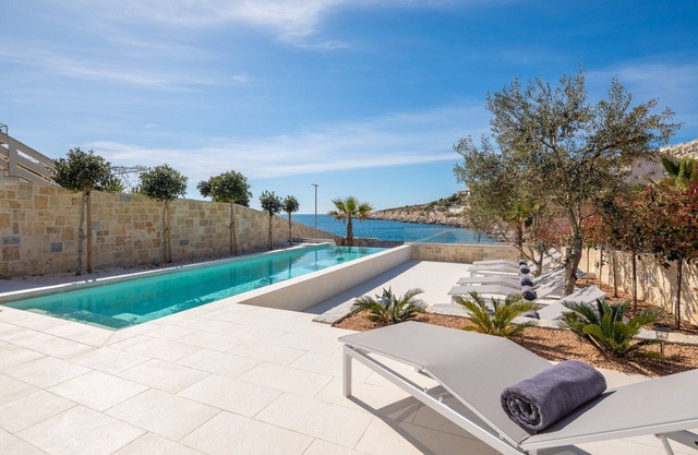 Beachfront Villa Sea Colors with Pool