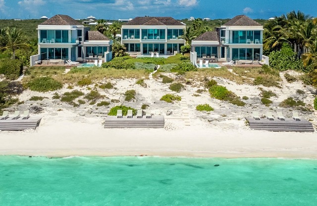 Beachfront in Long Bay Beach Villa Helios