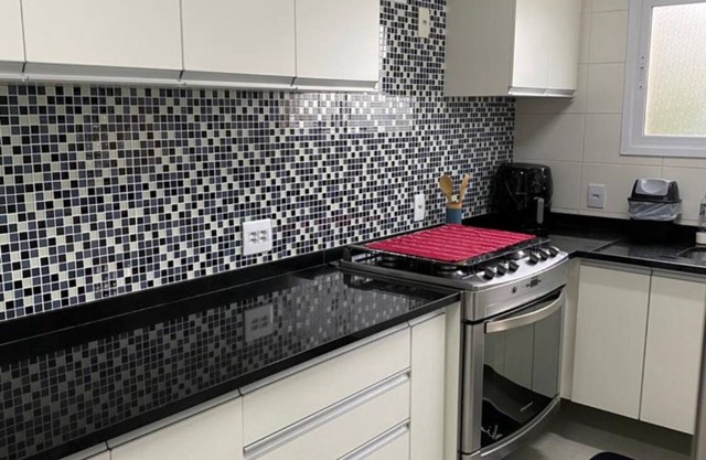 Beautiful apartment with 3 suites, gourmet balcony, 300m from the beach - beach service