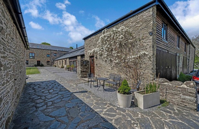 Conversion récemment rénovée d'une grange de 2 chambres près de Bigbury on Sea dans le sud du Devon