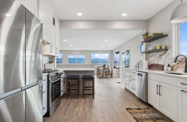 Beautiful 6/5 home over looking Flathead Lake.
