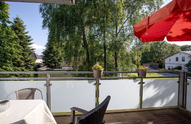 Agréable appartement pour 3 personnes avec WIFI, TV, balcon, animaux admis et parking