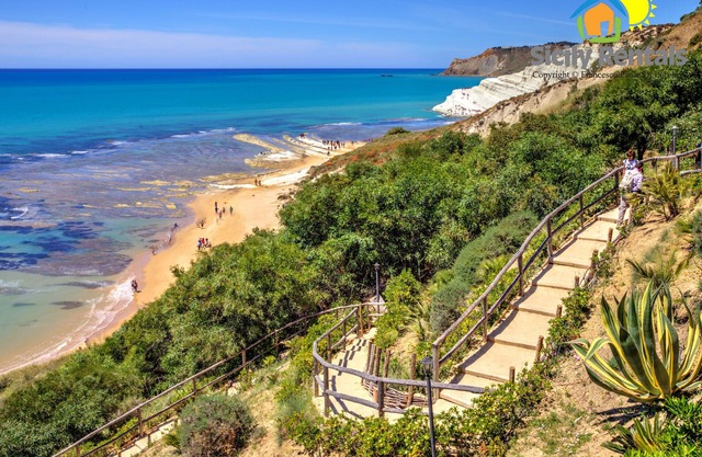 Bel appartement avec vue sur la mer à seulement 5 minutes de la Scala dei Turchi