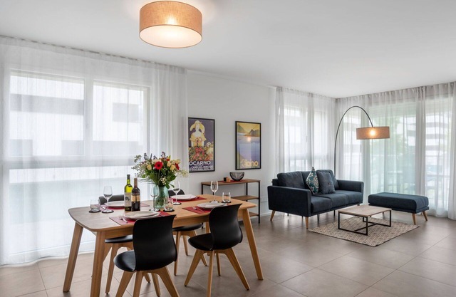 Bel appartement pour 4 personnes avec WIFI, TV, balcon, animaux admis et parking