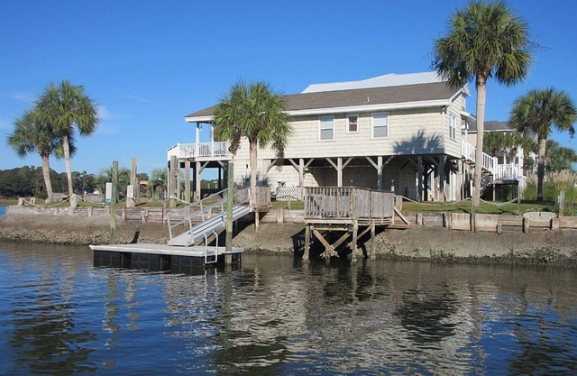 Beautiful beach house located on the Intracoastal Waterway with Canal Access!