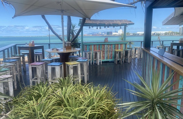 Beautiful Beach Front location with sea views and breeze and private courtyard.