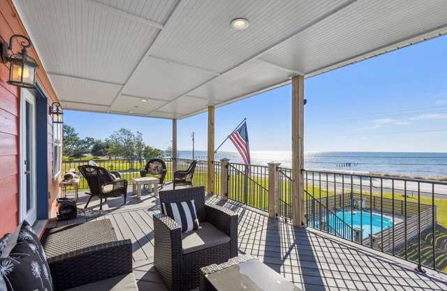 Beautiful beach home. With a private gated pool.