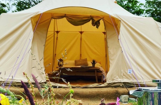A Boutique Hotel Room in a Tent