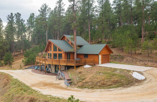 Belle cabane près de Deadwood et Sturgis