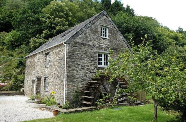 Beautiful converted watermill in a secluded river valley near the sea