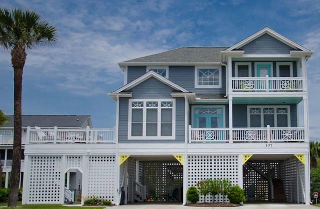 La plus belle maison de deuxième rangée d'Edisto avec une vue magnifique