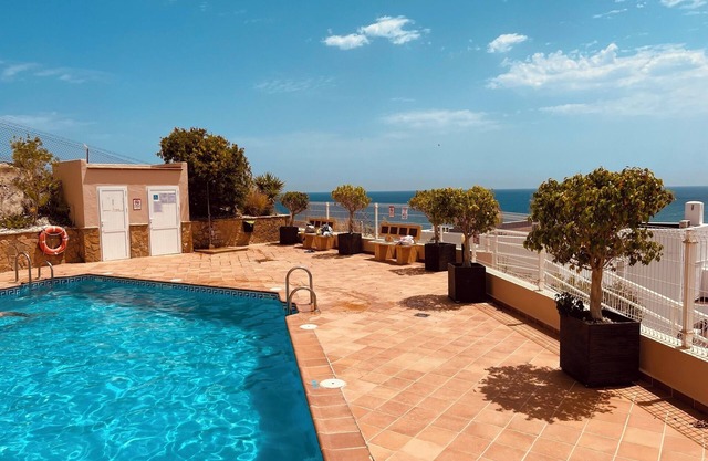 Beautifully furnished, southfacing apartment with spectacular in Mojacar Playa.
