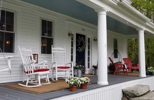 Belle ferme côtière du Maine sur la péninsule de Boothbay
