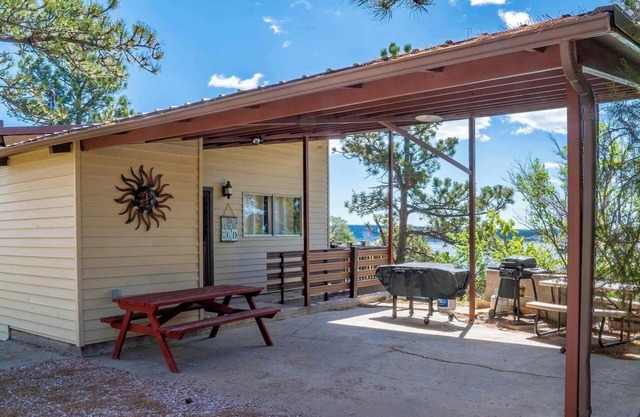 Belle cabine de Glendo Lake