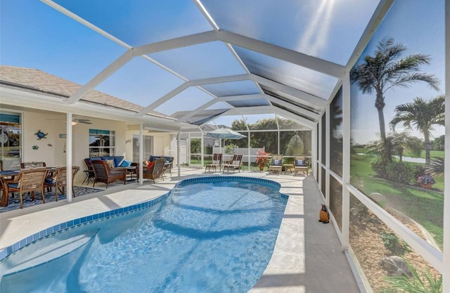 Beautiful home with great water and golf views!