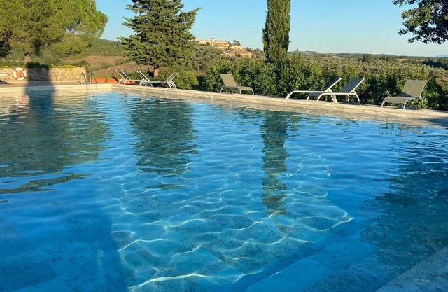 Maison sur les hauteurs du Chianti avec des vues d'exception