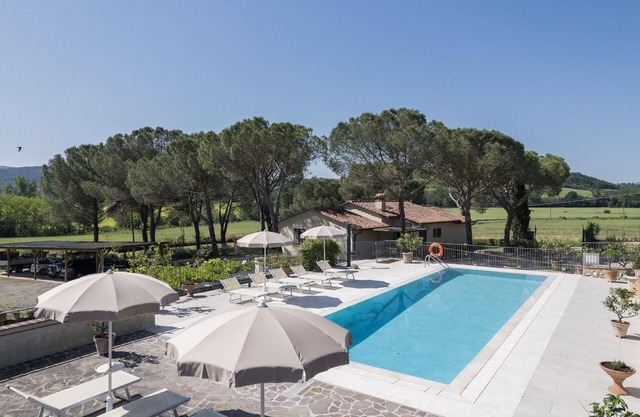 Maison de vacances privée avec climatisation, piscine privée, WIFI, TV, près de San Gimignano