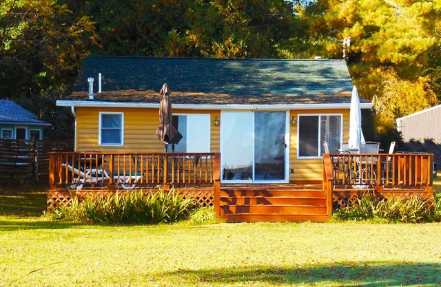Belle maison de campagne sur le lac Noquebay