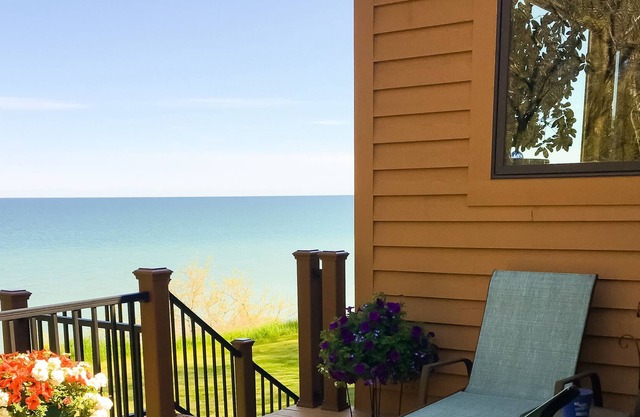 Belle maison du lac Michigan avec plage privée