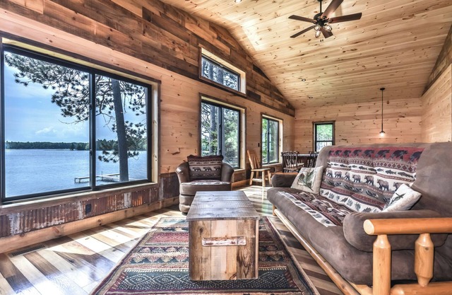 Beautiful lakeside cottage on Little Saint Germain with personal dock and sandy