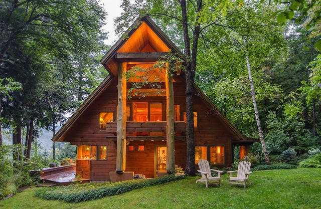 Magnifique et unique lodge w / terrasse meublée et vues - près de ski