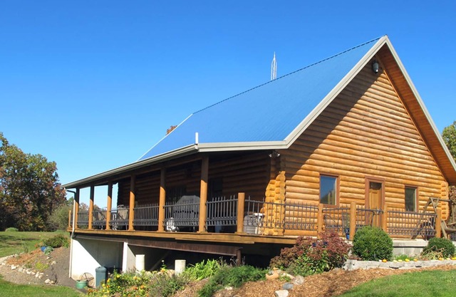 Belle Log Cabin-dessus du lac Shelbyville