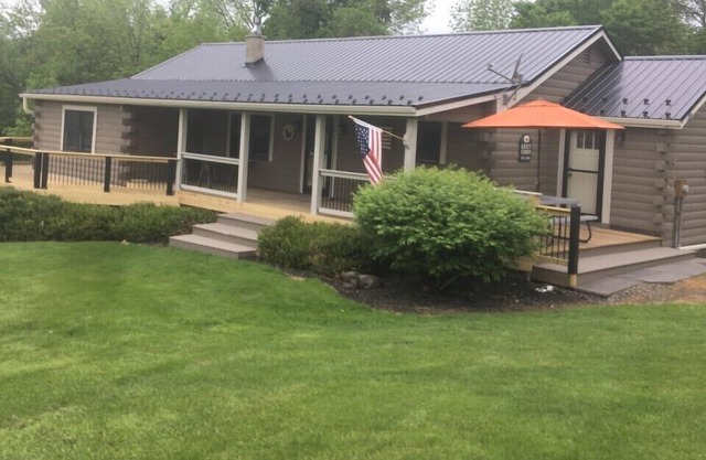 Belle maison de journal dans le nord-est de la Pennsylvanie