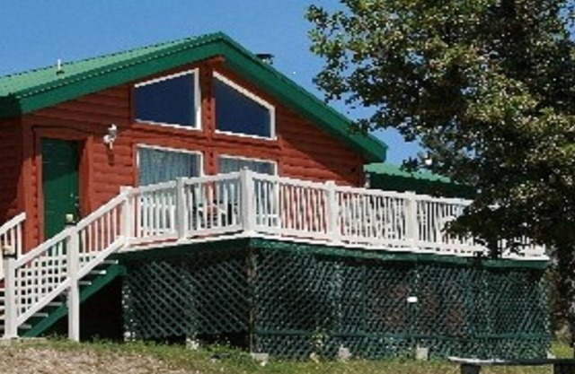 Belle cabane en rondins dans le pittoresque Chama, Nouveau-Mexique