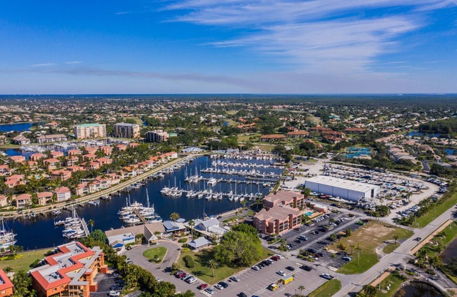 Beautiful marina view in the Keel Club @ Burnt Store Marina and Country club